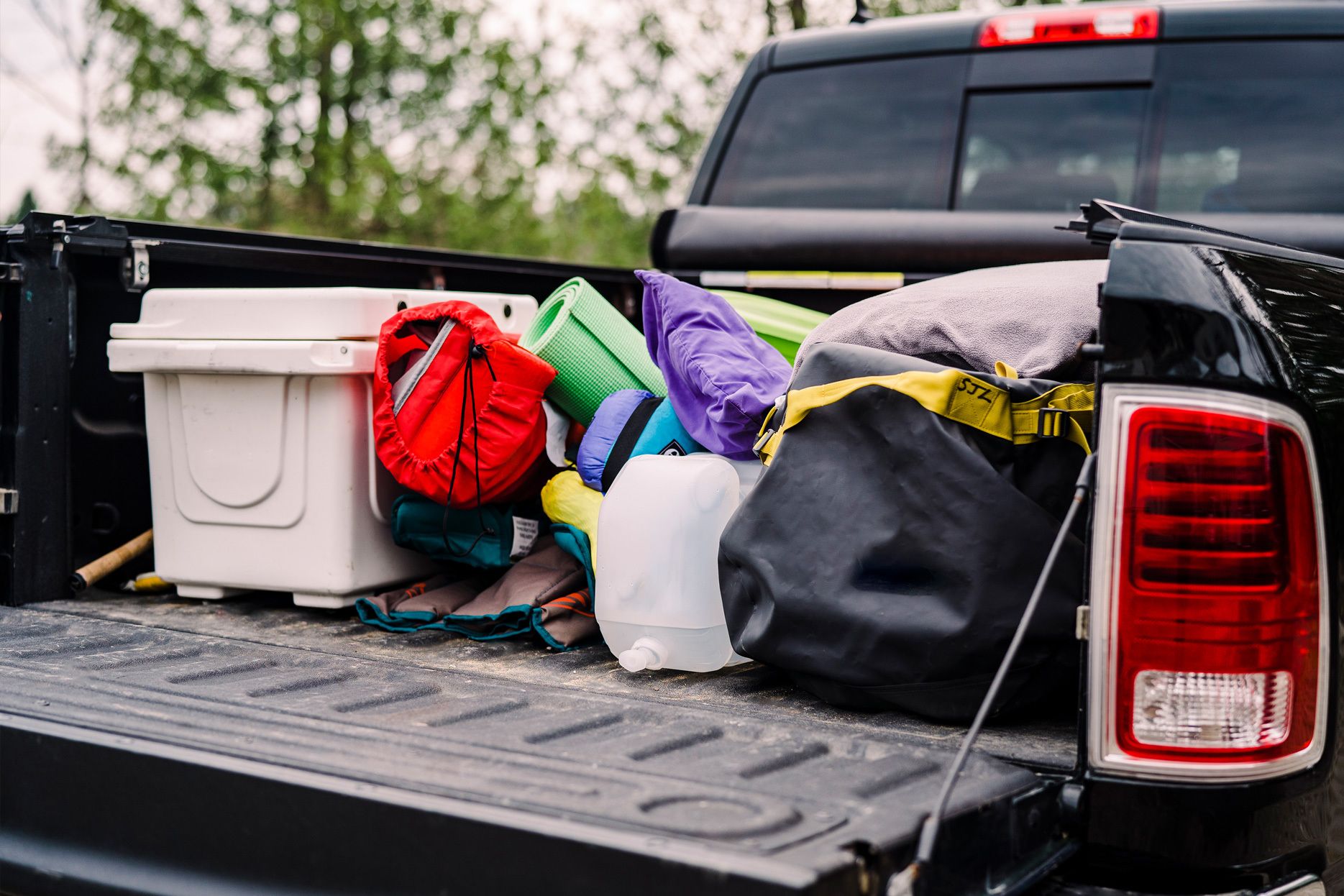 Decked closer onallcylinders How to secure luggage in truck bed
