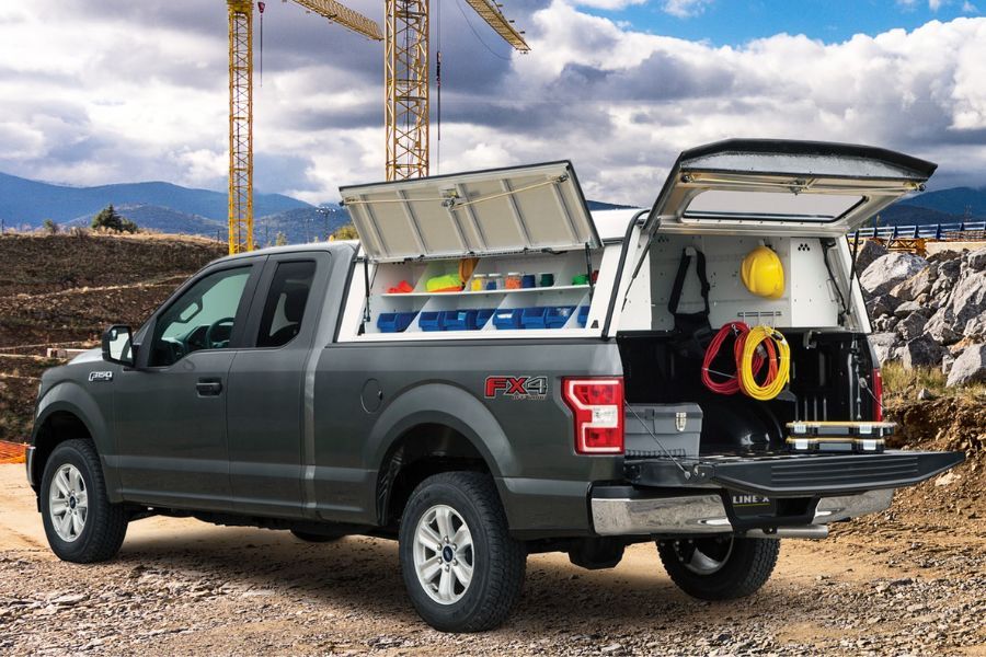 Linex Coated Topper Aluminum Commercial Truck Topper, Caps, & Shells | LINE-X
