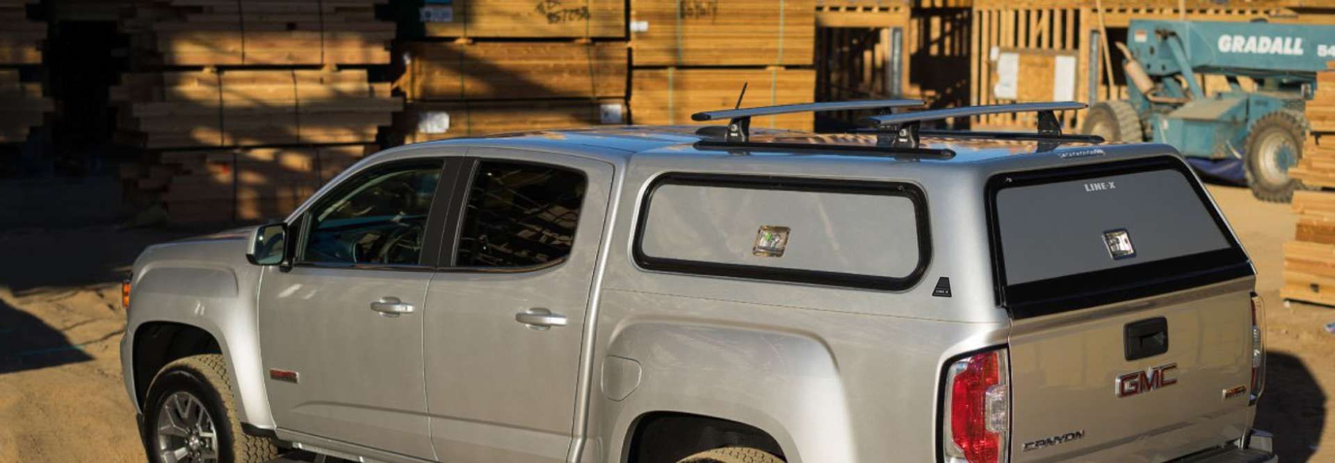 Linex Coated Topper Fiberglass Commercial Truck Topper, Caps, & Shells | LINE-X