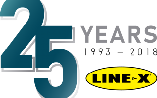 Line X 25th Anniversary Logo Full Color